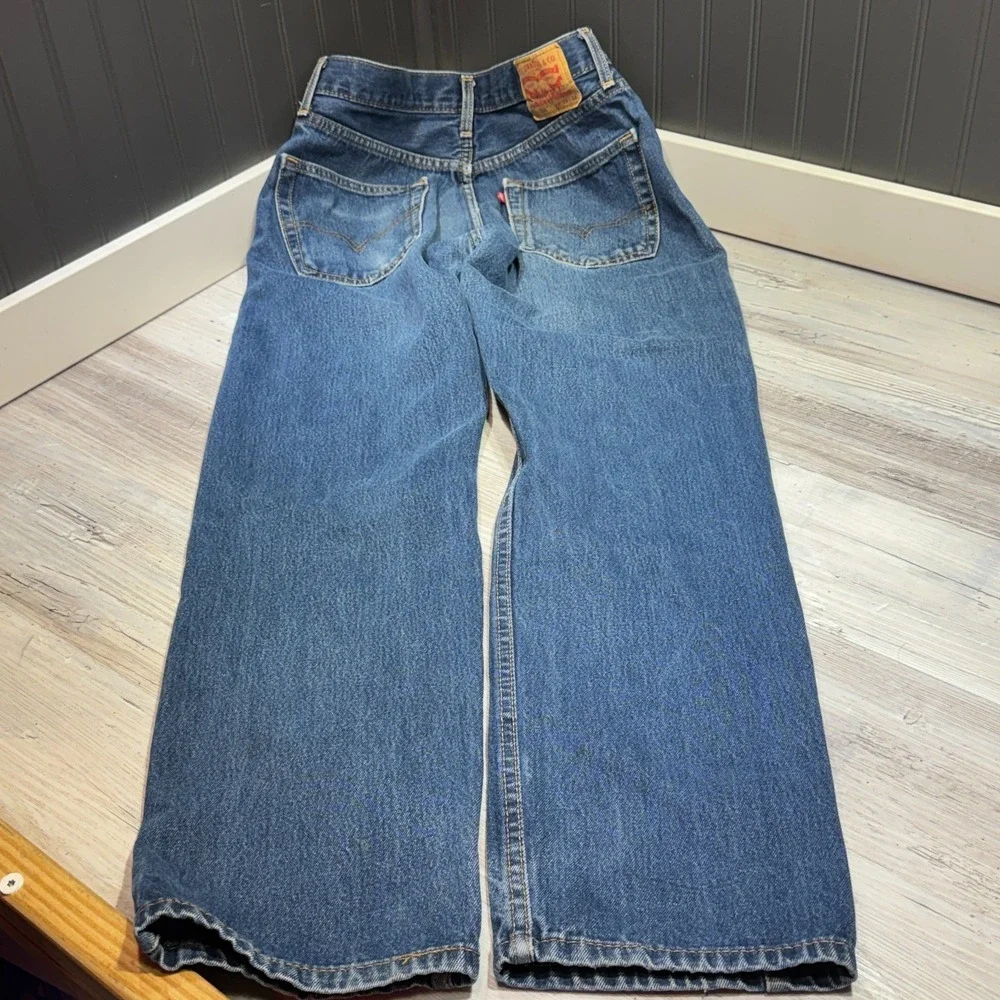 Levis 505 Jeans Mens 33x32 (Real 31x30) Blue Straight Leg Denim Work Cowboy Pant